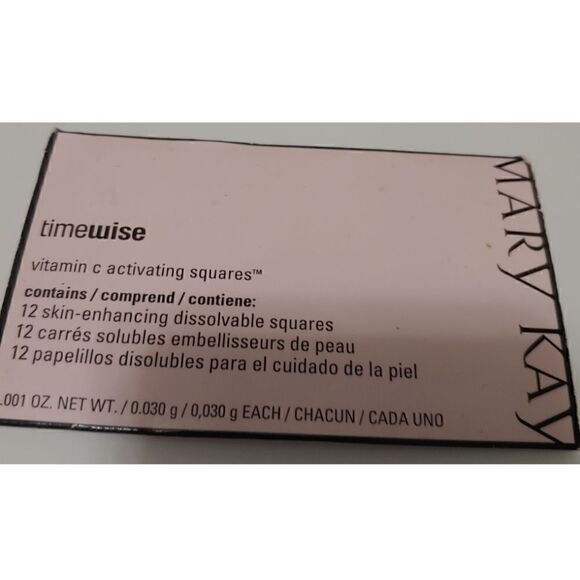Mary Kay Cosmetics Vitamin C Activating Squares NWOT - Picture 4 of 6